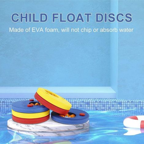 6 disques flottants EVA pour enfants - Aide à la natation - Jouets de piscine (1/5)