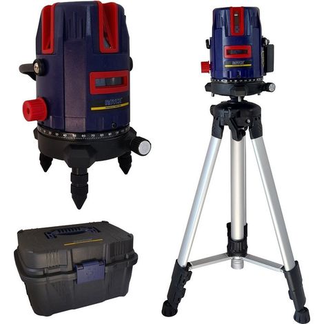 TrAdE Shop Traesio - Livella Laser Tracciatore Autolivellante 360º Rotazione Bolla Digitale Rll-g5 - (1/5)