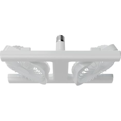 Ventilateur de Plafond LED E27 Silencieux avec Télécommande, 3 Vitesses et 3 Niveaux d'Éclairage, 100W, Luminaire pour Salon, Chambre à Coucher et Salle à Manger