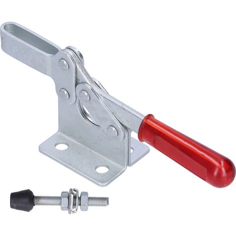 Bride de serrage horizontale antidérapante ZS-200W, outil manuel à dégagement rapide pour fixation de pièces, étau de soudage compact (1/5)