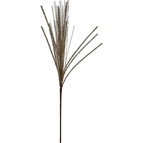 Ramo decorativo con steli dritti dorati, altezza 71 cm - Feeric lights & christmas (1/2)