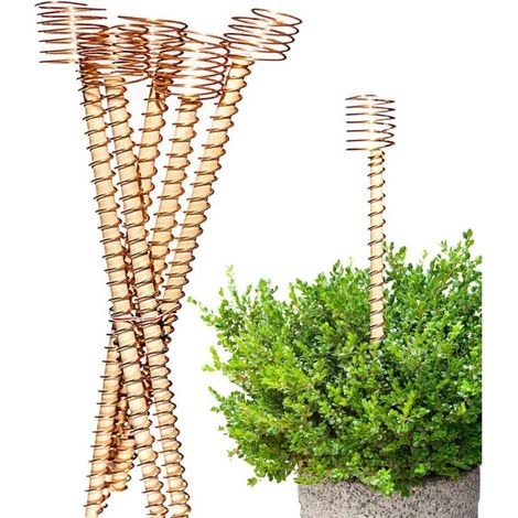 Elektrokultur Lot de 6 tiges de Jardin électroniques en cuivre pour légumes