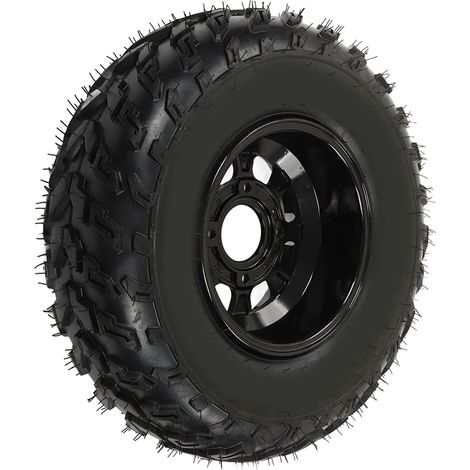 Pneu 23x7-10 avec moyeu, silencieux, résistant à l'usure et au vieillissement, roues pour quad, UTV, go-kart, véhicule agricole, tondeuse à gazon (1/5)
