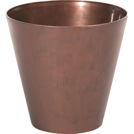 Maceta TUBUS CORTEN 7L., dimensiones (mm) 250x250x233, color Cobre