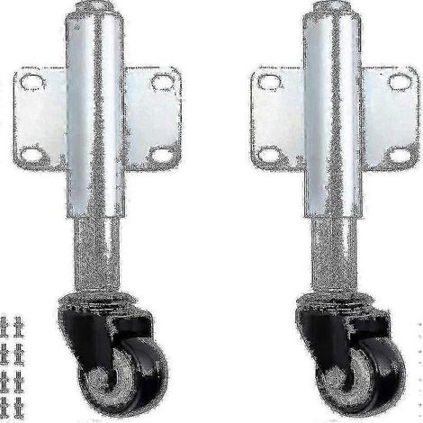Les roues de portail roulant de 6 cm, compatibles avec les clôtures de jardin, ont une capacité de charge de 50 kg. (1/5)