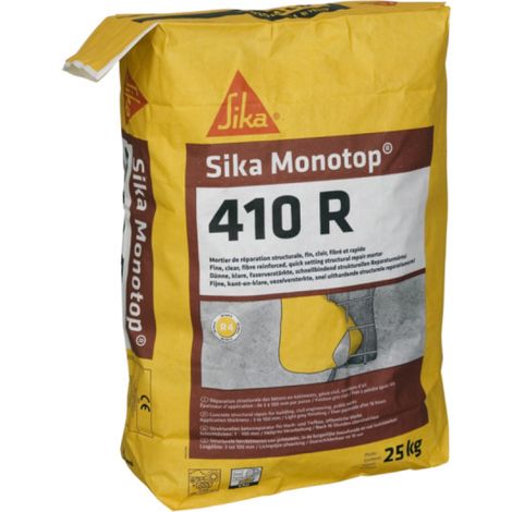 SIKA Sika Monotop 410 R Malta per riparazione rapida - Grigio chiaro - 25 kg (1/2)