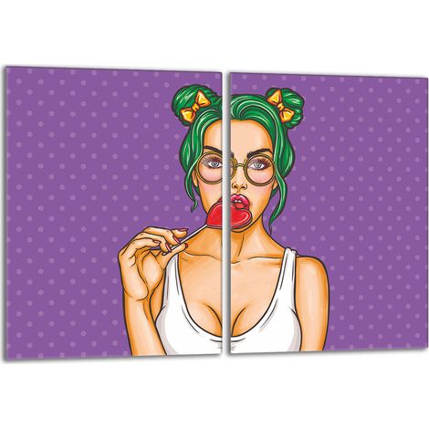 Piastra protettiva in vetro per la stufa 2x40x52 Donna (1/5)