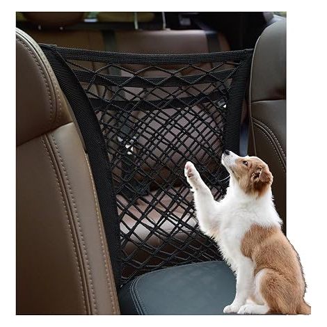 Retractable Car Mesh Divider Net 3 Layer Mesh Organizer Barrier for Dogs Cats Pets Kids (1/5)