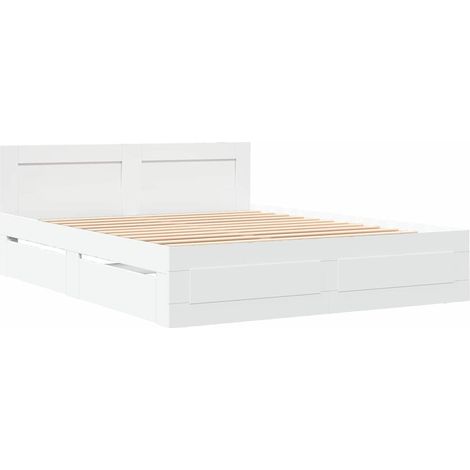 Estructura de cama 2 pcs 150 x 200 cm Madera de ingeniería vidaXL