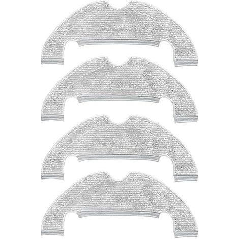 Rechange Chiffon de Nettoyage pour Dreame D10 Plus / Z10 Pro /D9 Plus/ L10 Plus /D10s Plus Accessoires pour aspirateur Robot Chiffons en Microfibre -4 pièces (1/5)