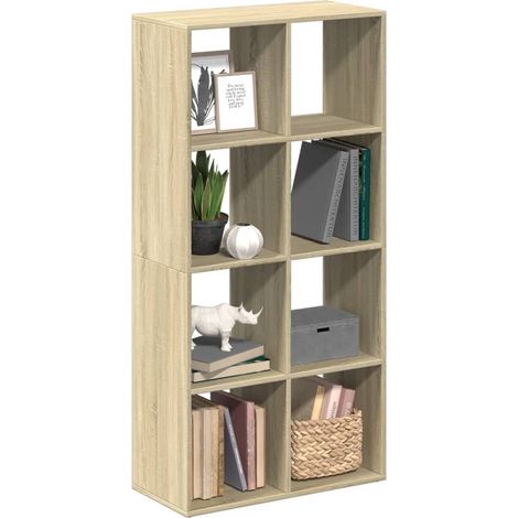 vidaXL Libreria Divisorio Rovere Sonoma 69,5x29x137,5 cm in
