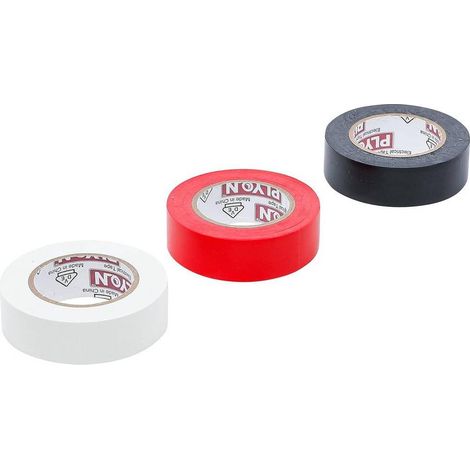 Assortiment de Bande Isolante VDE 3 pcs - l. 9,1 cm, L. 28,7 cm - Isolation Électrique Sécurisée et Durable - D-Work (1/5)