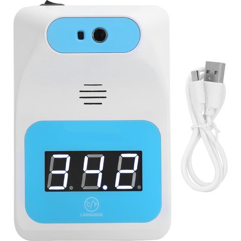 Thermomètre Infrarouge sans Contact pour Front et Corps Humain à Fixation Murale (1/5)