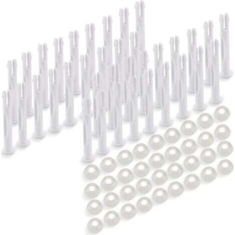 Rubber Seal and Pin Kit 25018 - 2.75" Long Pool Pin Seal Kit for 13' to 24' Intex Round Metal Frame Pools, 36-Pack