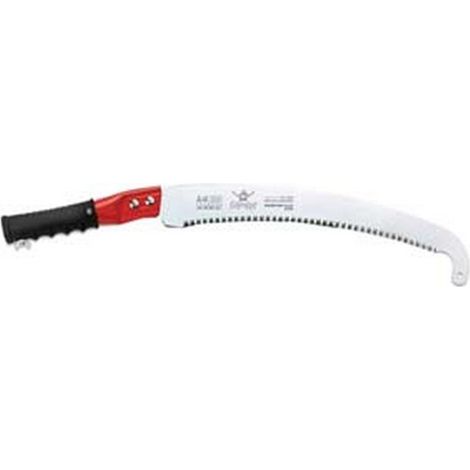 1PZ SEGACCIO TUBOLARE PER POTARE LAMA CURVA CON GANCIO - lama mm.350 (CH-350-LH)