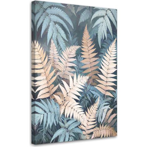 Cuadro en Lienzo Hojas de helecho naturaleza plantas 20x30 (1/5)
