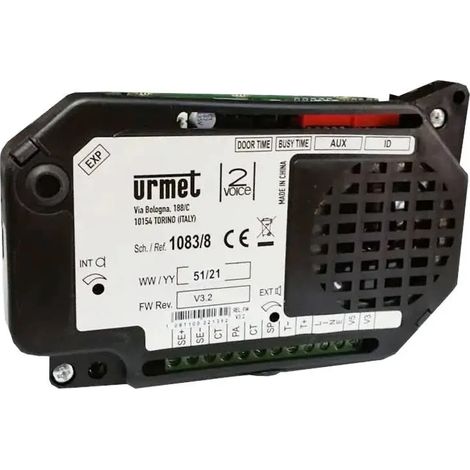 URMET 1083/8 - Posto esterno audio per pulsantiere artistiche, Exigo, sistema 2Voice