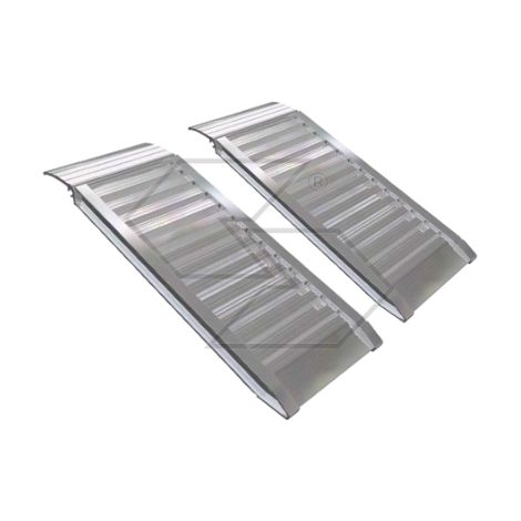 2er-Set Aluminium-Gartenarbeitsrampen 900x310mm maximale Tragfähigkeit 1500kg Paar