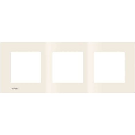 SIEMENS Plaque Triple Beige DELTA VIVA
