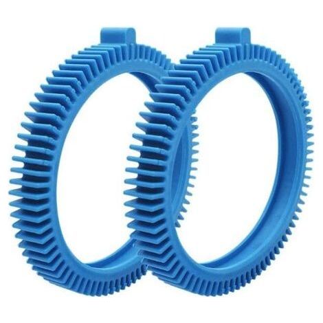 Pneu avant bleu pour piscine avec amortisseur et accessoires de nettoyage, pneus 2 x 4 à pression, paquet de 2, 896584000-143 (1/5)