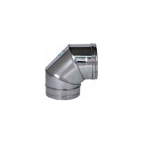 Gomito A 90° Acciaio Inox Aisi 304 Monoparete Spessore Mm.0,5 - ø mm.120