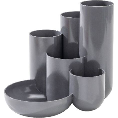 HAN CAMPUS 17480-191 Pot à crayons gris foncé Nombre de compartiments: 6 (1/3)