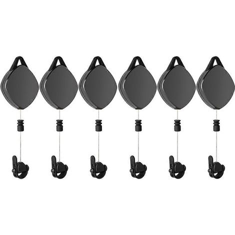 3/6 Stück geräuschloses VR-Kabelmanagement-Rollensystem für HTC Vive Rift S PS für Windows VR-Zubehör - 6-