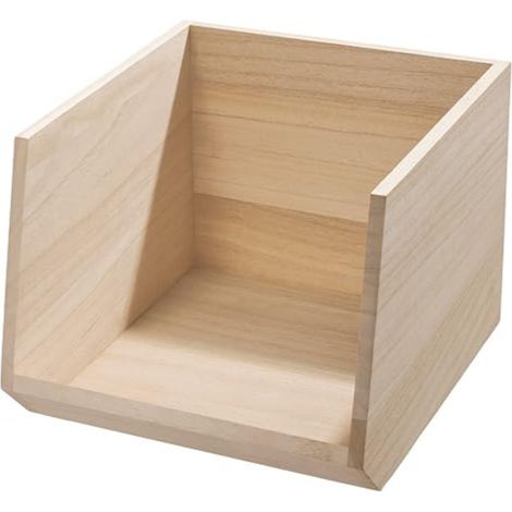 Scatola di legno con faccia aperta L25,4 cm - OKA