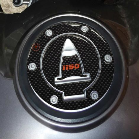 ADESIVO TAPPO SERBATOIO in RESINA GEL 3D compatibile per MOTO KTM 1190 ADVENTURE (1/5)