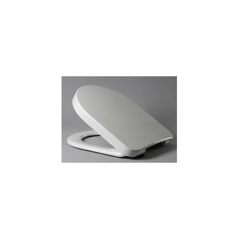Siège de WC avec charnière en acier inoxydable Take Off, blanc (1/2)