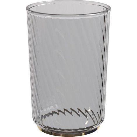Gobelet À Bain De Bouche - Support Pour Brosse À Dents - Hauteur 13 Cm - Matière PP Alimentaire - Anti-éclaboussures - Couvercle Intégré - 1 Pièce (1/4)