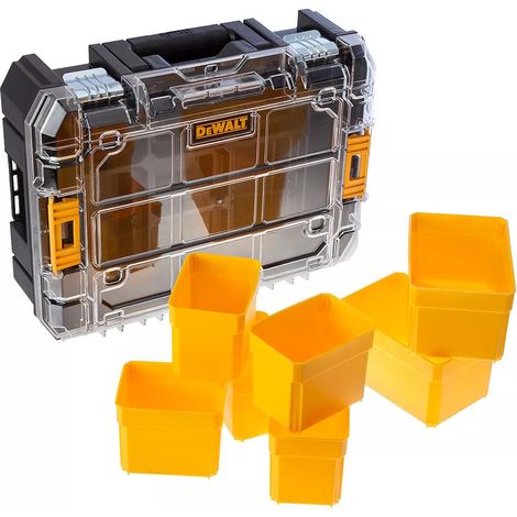 Dewalt DWST1-71194 TStak V Clear Lid 9 Cup Stackable Tool Fixing Organiser Case