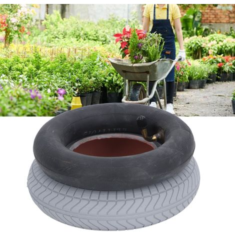 Grauer Luftreifen 200 x 50 mm, 36 PSI, Ersatzreifen für Schwenkrad, Schlauch + Außenreifen (1/5)