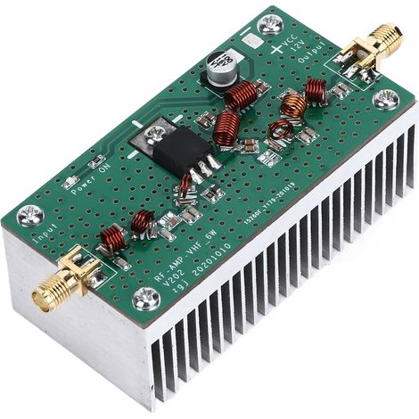 Module amplificateur de puissance PCBA carte ampli FM pour TMA alimenté 12V 6W 88-108MHz (1/5)