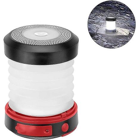 Lanternes de camping - Lampes de secours solaires ou rechargeables par USB - Lanternes de camping pliables pour les pannes de courant, la randonnée nocturne et le camping (1/5)