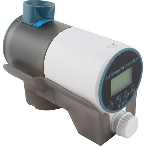 Dispensador automático de alimento para peces con temporizador y modos automático/manual para acuarios y estanques. (1/5)