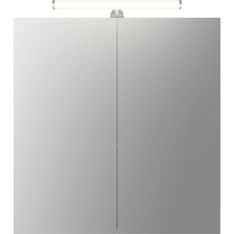 Spiegelschrank BelALU aluminium,B65xH72,5(68)xT15,5