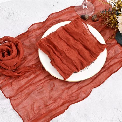 Serviettes en gaze, en coton doux, pour la décoration de mariage, les fêtes, la famille et l'usage quotidien, en gros. (1/5)