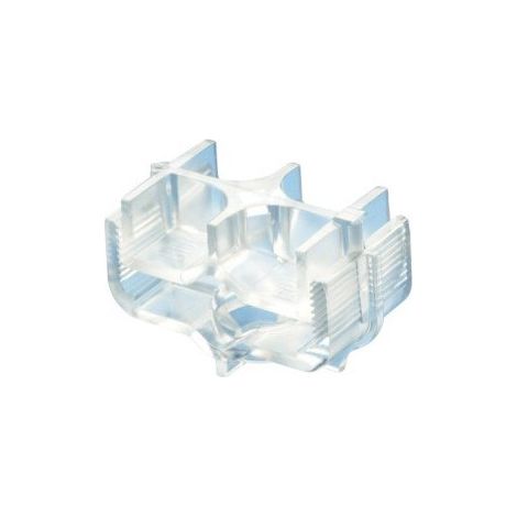 Collier universel Ø 8mm nu isolé 25X3mm translucide pour conducteur de protection (à l'unité) ERICO 711352