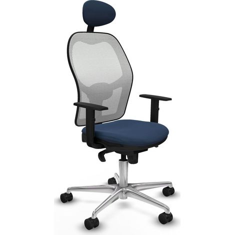 piqueras-y-crespo Jorquera chaise de bureau bleu marine