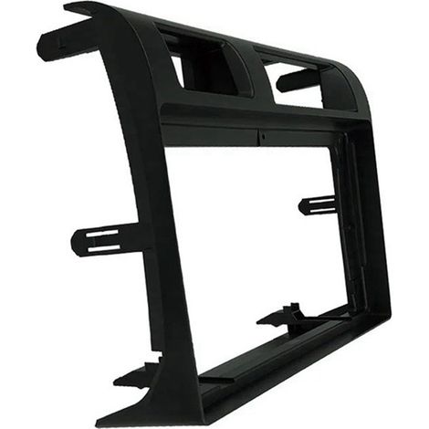 Erhältlich in 1 Farbe: Schwarz Material: Kunststoff Autonavigationsrahmen, Radiolautsprecherrahmen, Autozubehör. (1/4)