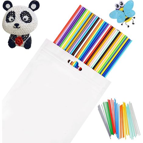 APEX 300pcs recharges de stylo 3D-2,5 mm-Pour impression 3D-Pour stylos 3D-Accessoires-Kit de filaments colorés en plastique-30 couleurs (1/5)