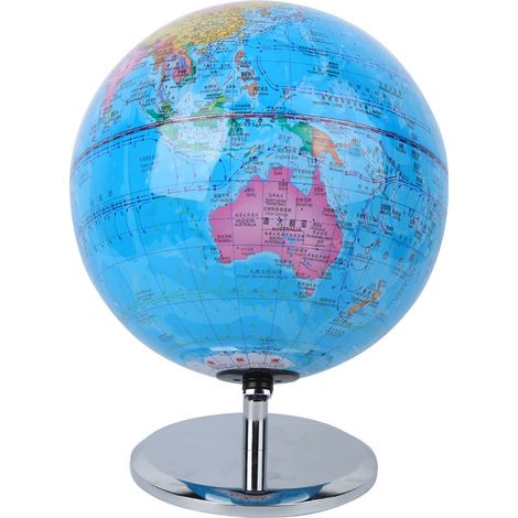 Globe de 20 cm, décoration de bureau éducative, jouet éducatif avec lumière LED, comprend 20 motifs de constellations, base lumineuse et structure en métal. (1/5)