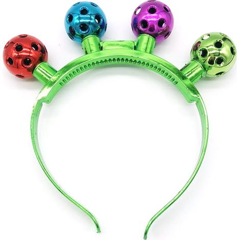 Serre-tête de Noël à boules – bandeau réveillon Nouvel An, accessoire costume (1/5)