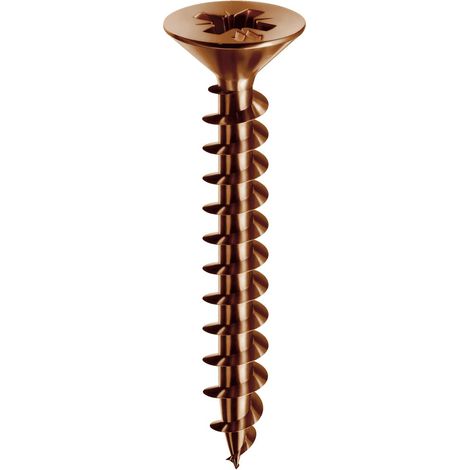 VITI PANELVIT BRONZATE TESTA SVASATA PIANA PZ2 MUSTAD 200 PEZZI 4,5X60