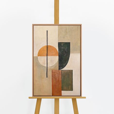 Gemälde Gleichgewicht Rahmen Eichefarben 60x40 cm (1/5)