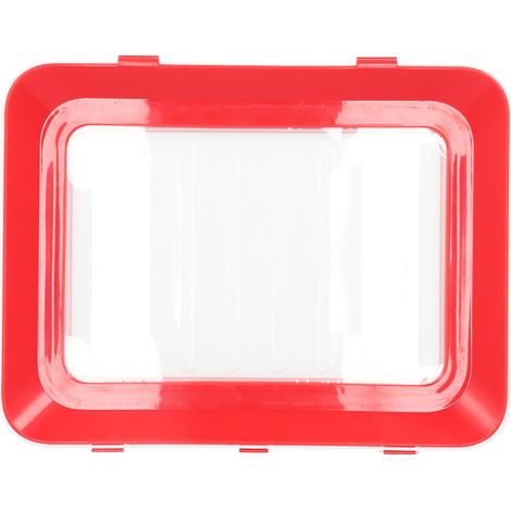 Plateau de conservation sous vide pour fruits, légumes et viande boîte de conservation pour réfrigérateur, idéale pour les fêtes et le camping. (1/5)