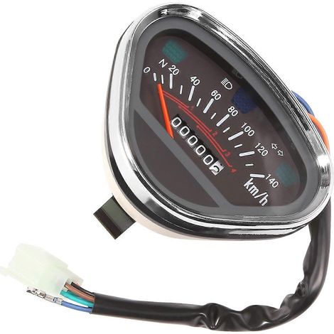 Compteur kilométrique de moto, compteur kilométrique, indicateur LCD rétroéclairé (1/5)