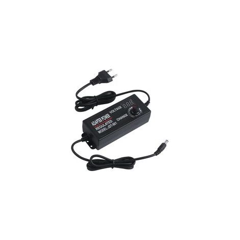 DC3-24V 3A 15W-72W Transformateur d'éclairage ajustable avec adaptateur de commutation d'alimentation réglable avec écran 3A Pilote de voyant pour entrée de bande à LED AC100V-240V (1/4)