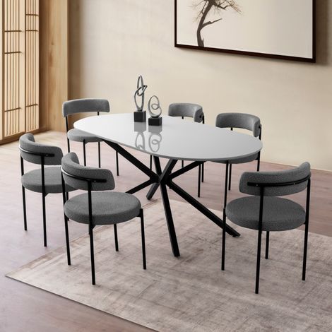 Consolle in stile industriale - legno e nero - 140 cm KARVIA